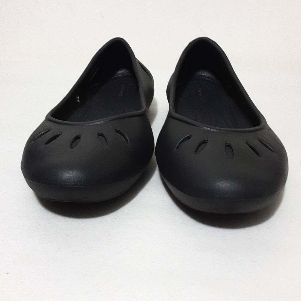 CROCS Black Women's Ballet Flats Slip-On Loafers